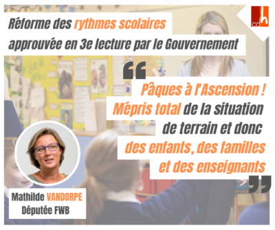 Réforme des rythmes scolaires